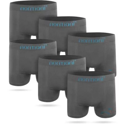 Mikrofaser-Boxershorts Grau Mikrofaser-Boxershorts Grau
