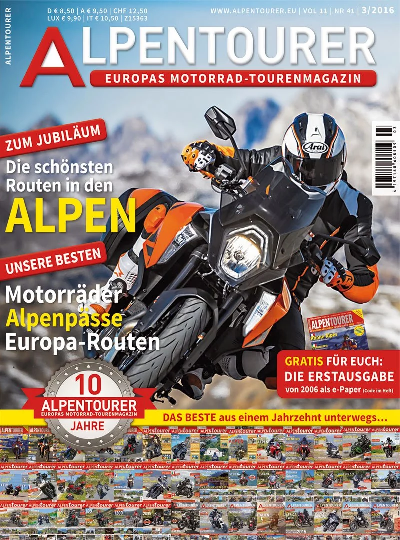 ALPENTOURER SPEZIAL "10 JAHRE ALPENTOURER" ALPENTOURER SPEZIAL "10 JAHRE ALPENTOURER"