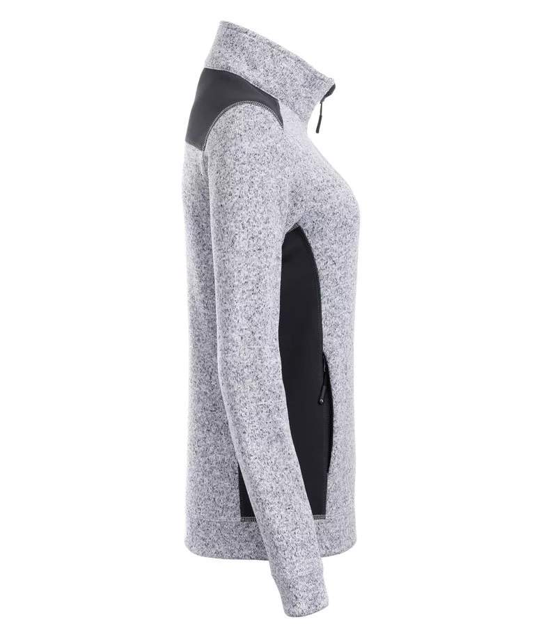 Damen Strickfleece-Jacke ALPINE LEGENDS Seitenansicht Damen Strickfleece-Jacke ALPINE LEGENDS Seitenansicht