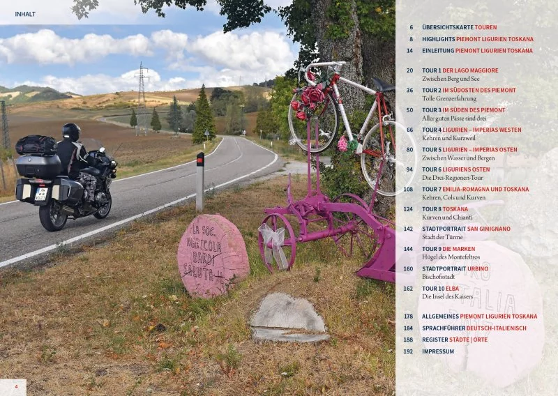 Motorrad-Reiseführer Piemont-Ligurien-Toskana Motorrad-Reiseführer Piemont-Ligurien-Toskana