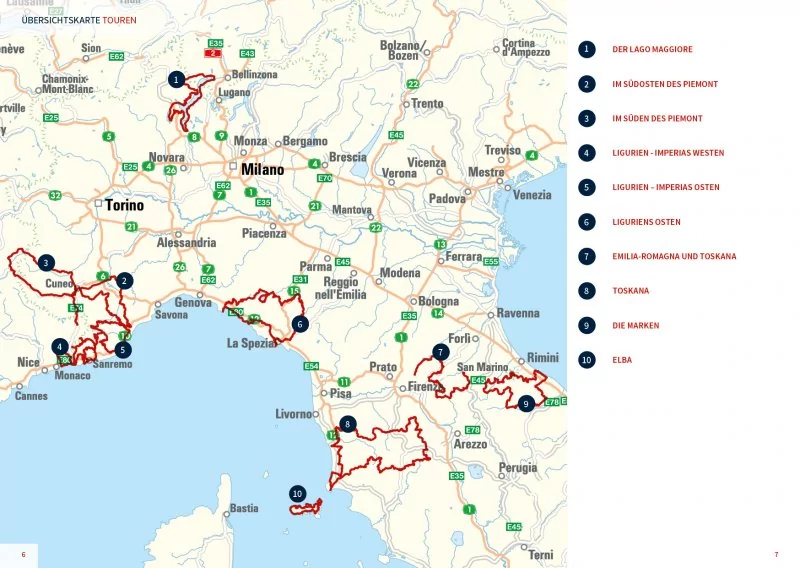 Motorrad-Reiseführer Piemont-Ligurien-Toskana Motorrad-Reiseführer Piemont-Ligurien-Toskana