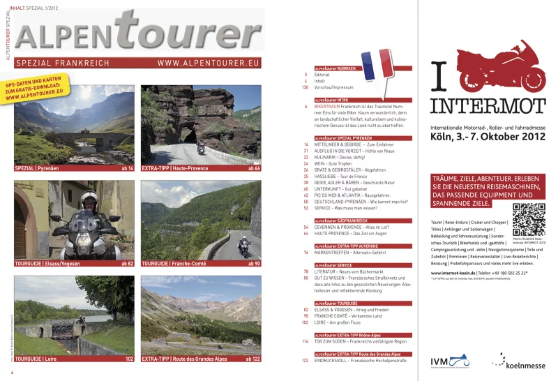 ALPENTOURER ePaper SPEZIAL FRANKREICH Vol. 1 ALPENTOURER ePaper SPEZIAL FRANKREICH Vol. 1